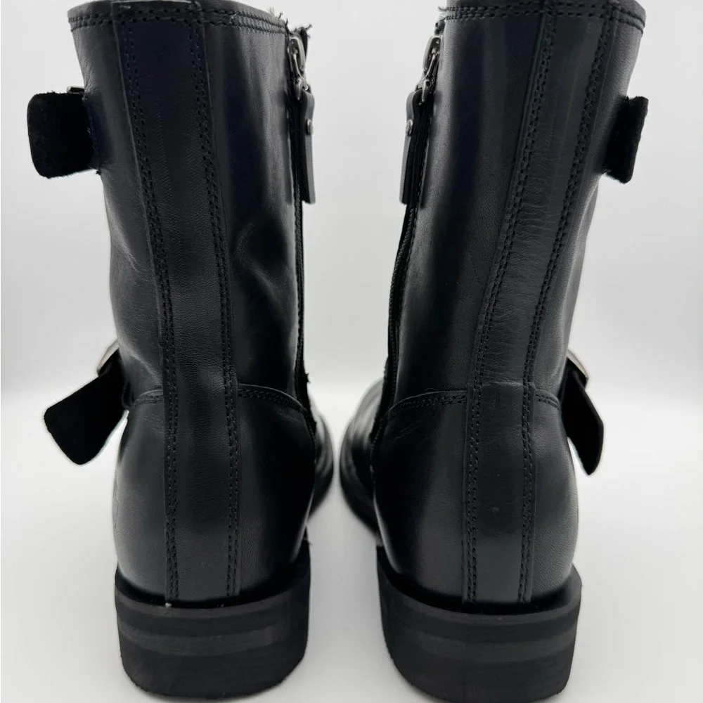 Harley-Davidson Women's 10 Barlyn 6-Inch Engineer Black Motorcycle Boots, D84721 - Picture 7 of 13